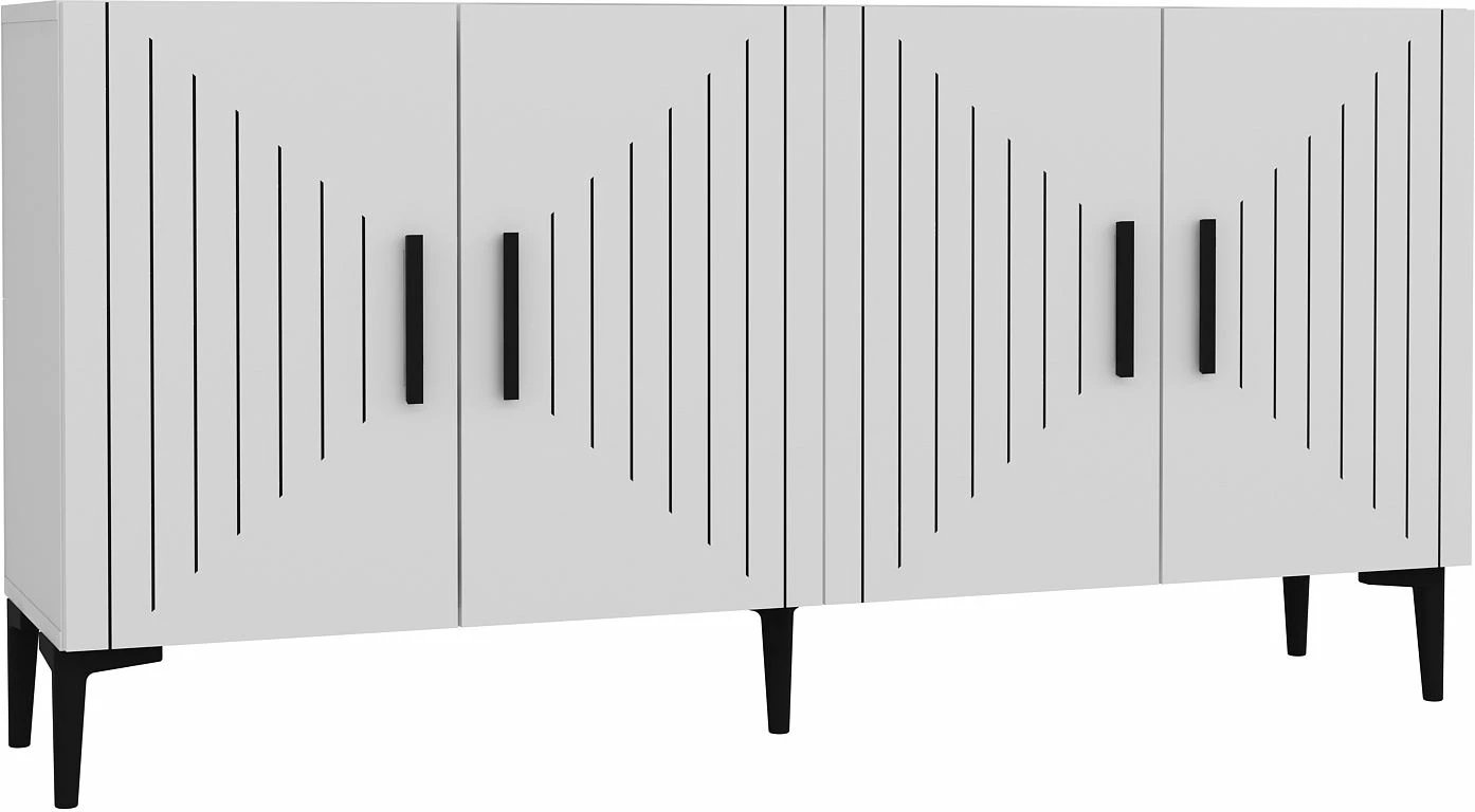 Konsolë Skye Decor, e bardhë, Poyraz