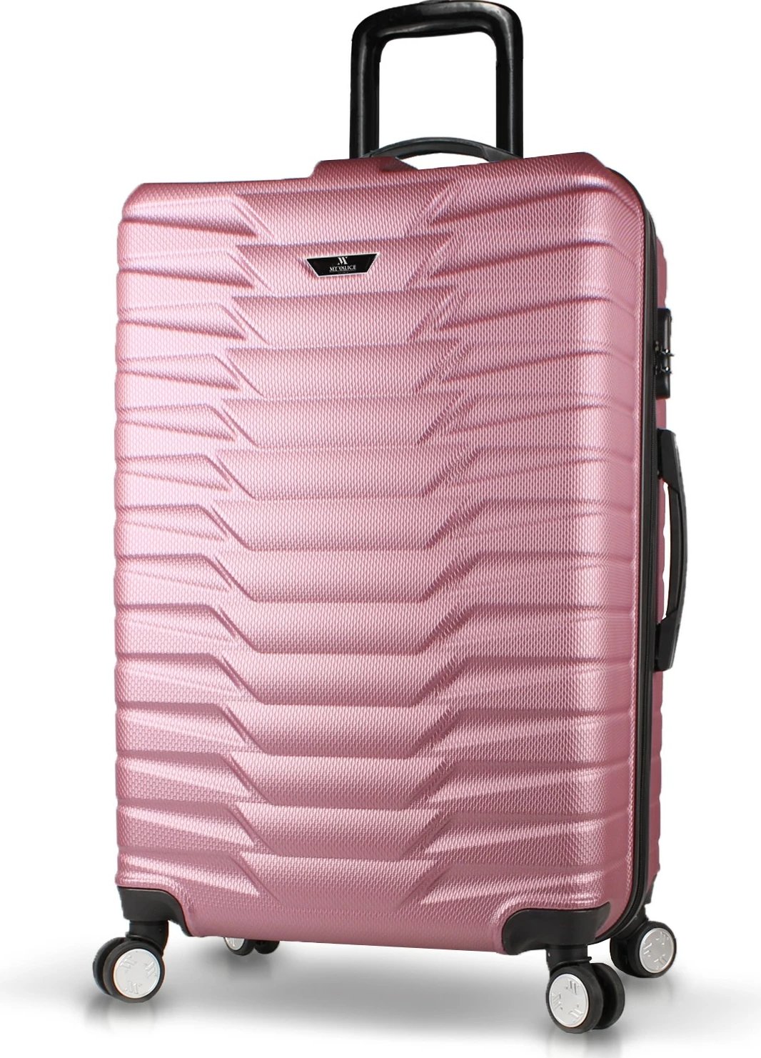 Valixhe udhëtimi, ngjyrë rozë e artë, Zoozie Bags, 6001