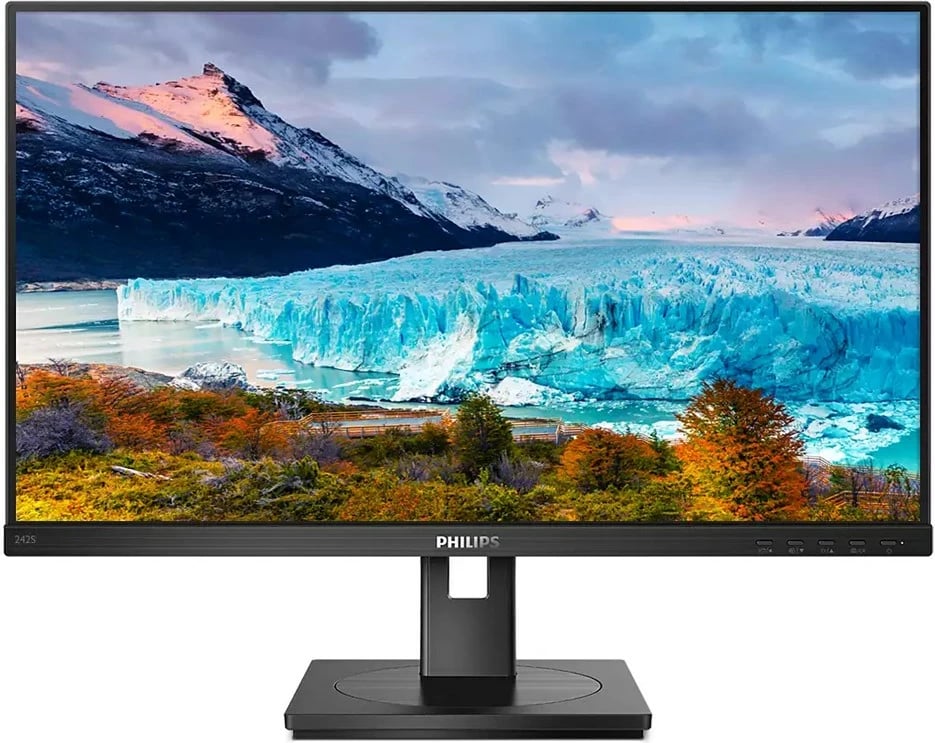 Monitor Philips S Line 242S1AE/00, 23.8", Full HD, LED, Zi Monitor Philips S Line 242S1AE/00, 23.8", Full HD, LED, Zi