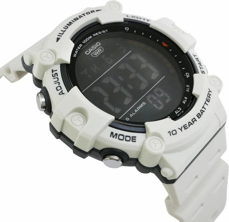 Orë dore CASIO unisex, gri e çelët