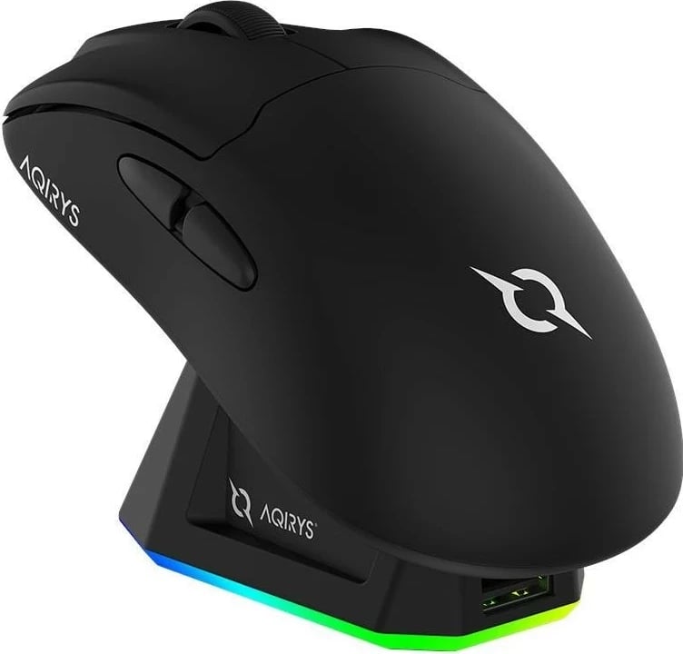 Maus AQIRYS M32, RGB, Dual Mode, 12000 DPI, i zi