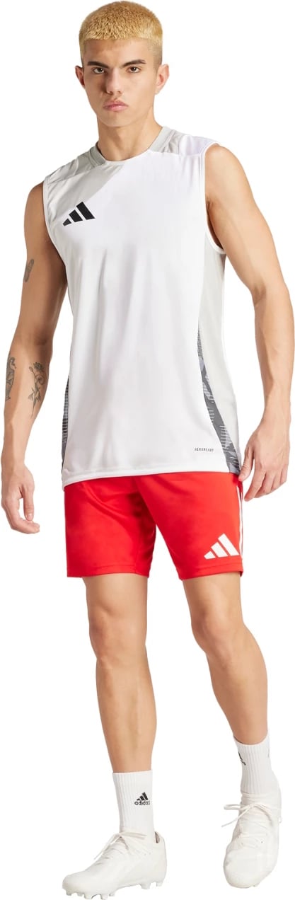 Maicë pa menge për meshkuj adidas, e bardhë