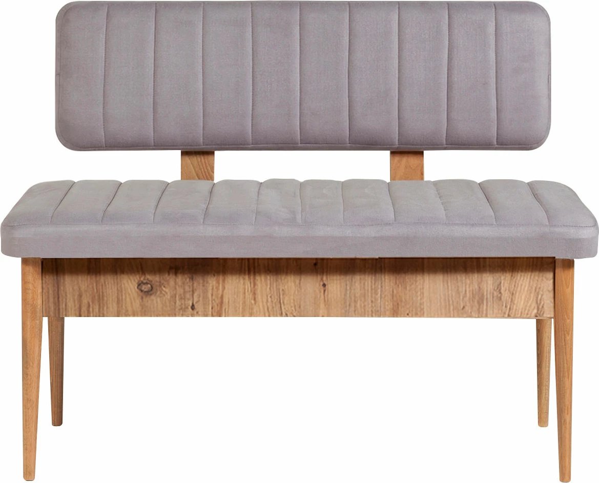 Set tavolinë me karrige për ngrënie, i zgjatshëm, 5 pjesë, Hanah Home, Vina Atlantic Soho gri