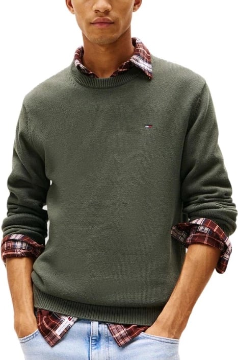 Xhemper për meshkuj Tommy Hilfiger Jeans, i gjelbër