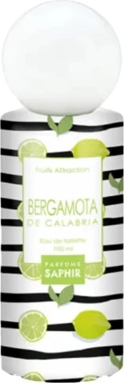 Eau de Toilette për femra Saphir Fruit Attraction Bergamota De Calabria, 100ml