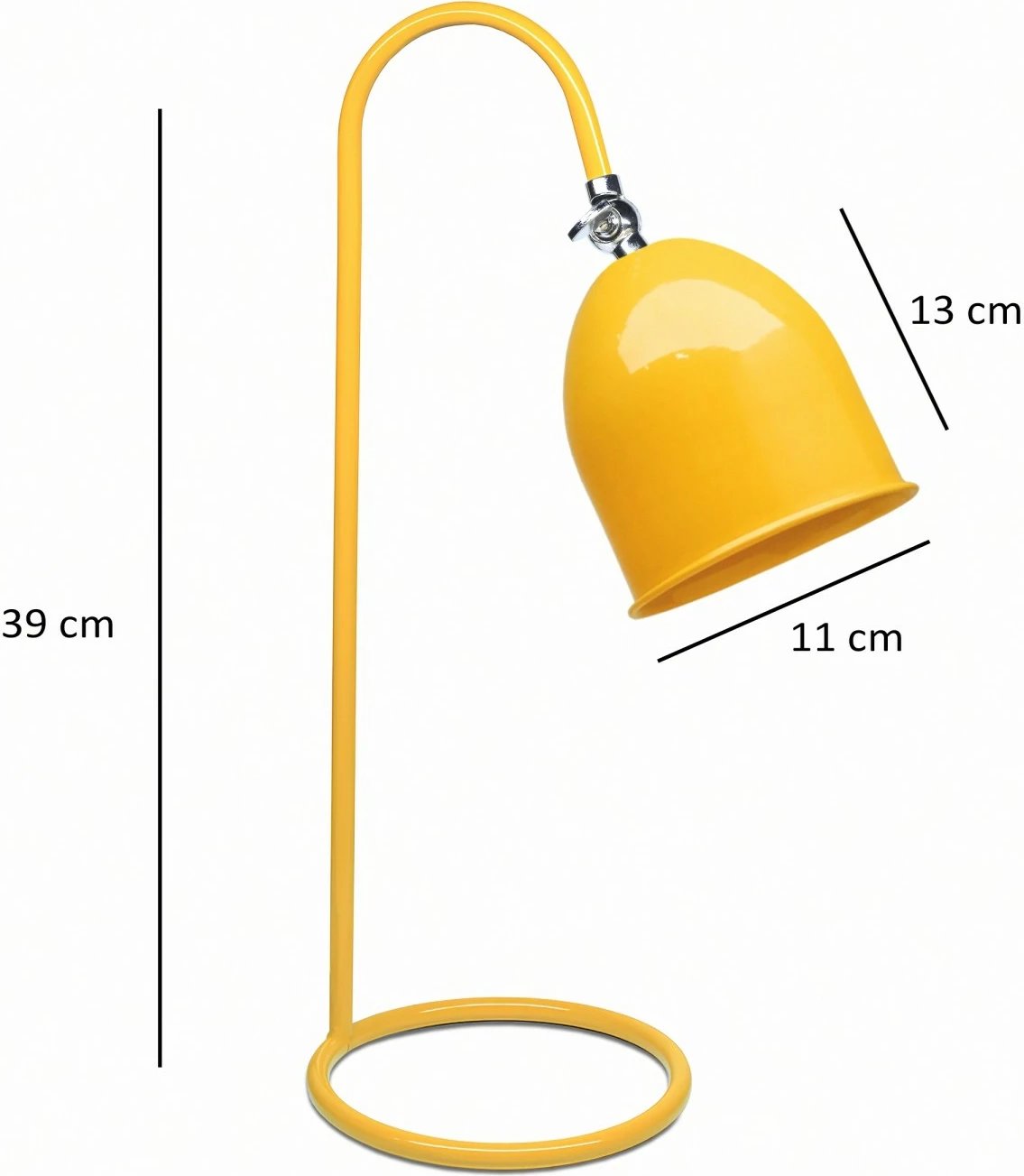 Llambë tavoline Opviq, ngjyrë mustard, 241306