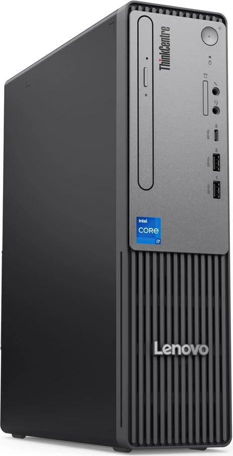 Kasë Lenovo ThinkCentre neo 50s Gen 5, Intel Core i7-14700, 16 GB RAM, 512 GB SSD, Windows 11 Pro, e zezë/gri