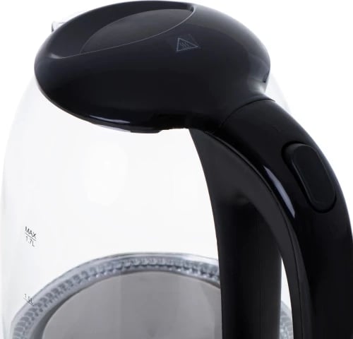 Vlojëse uji elektrike, Mesko, MS 1302, 1.7 L, xhami, 2200 W, e zezë