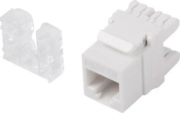 Përshtatës Lanberg, RJ45, cat.5e, 180°, i bardhë