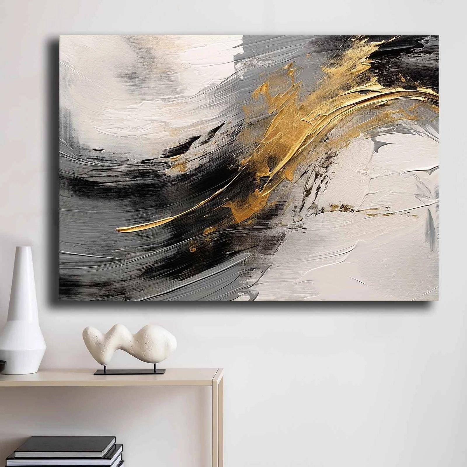 Pikturë dekorative në kanavacë, shumëngjyrëshe, 70x100cm, Wallity, 70100GSC-006