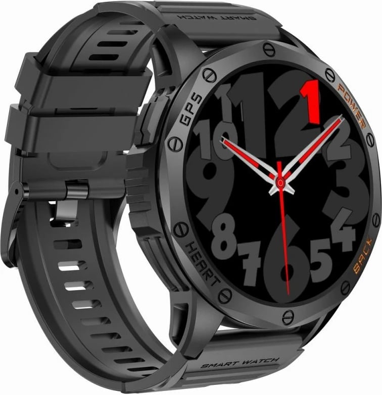 Smartwatch për meshkuj Gravity, e zezë