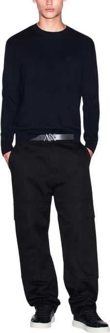 Xhemper Armani Exchange për meshkuj, i kaltërt