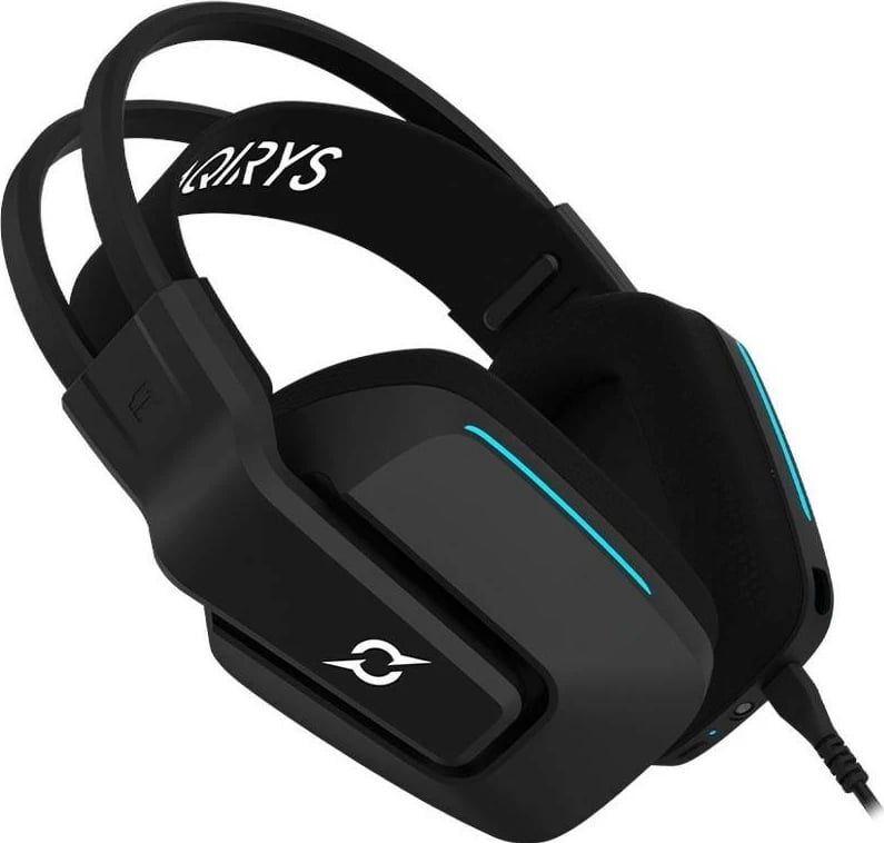 Kufje gaming Aqirys Alya 7.1 VS, me mikrofon të ndashëm, 7.1 surround, të zeza