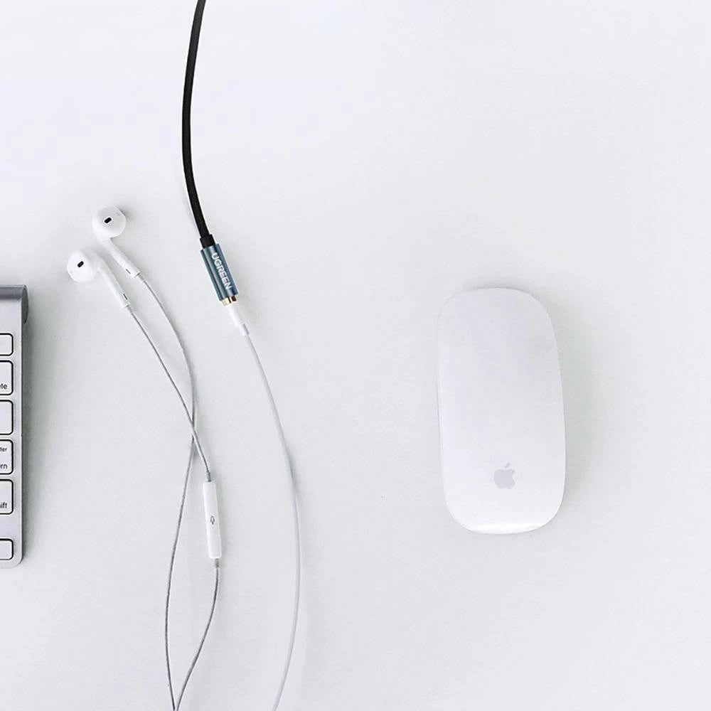 Kabllo zgjatues AUX UGREEN 40675, mini jack 3.5 mm, 2 m, Blu