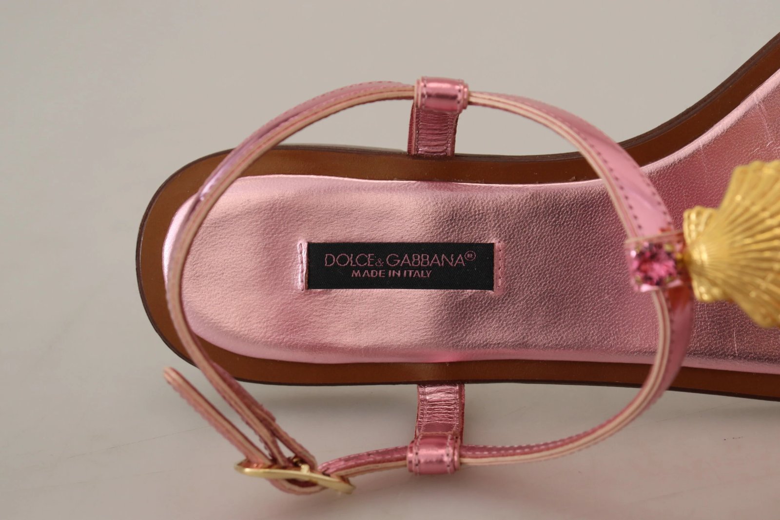 Sandale për femra Dolce & Gabbana, rozë