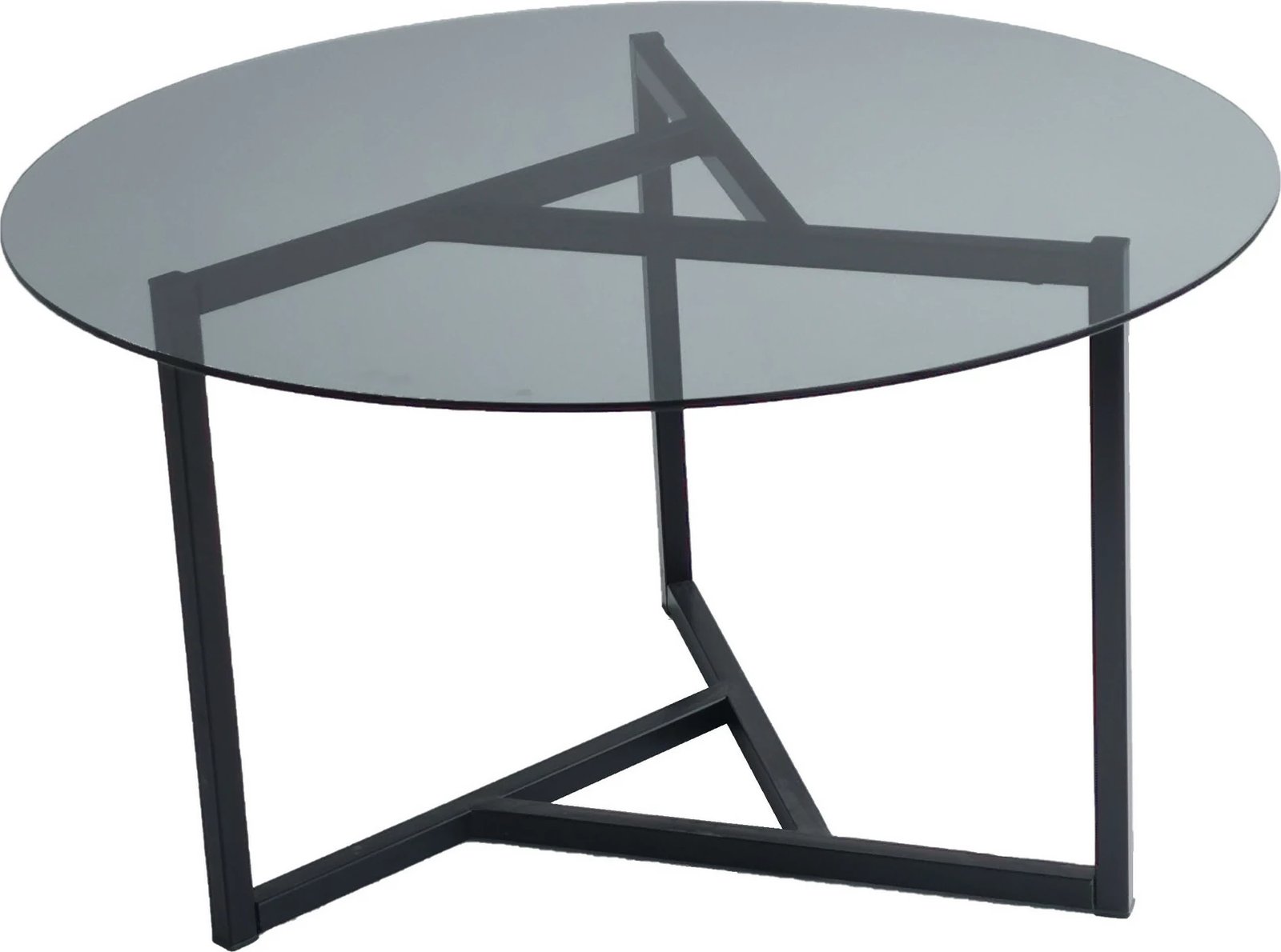 Tavolinë kafeje Hanah Home, Trio, xham i temperuar fume, S402F