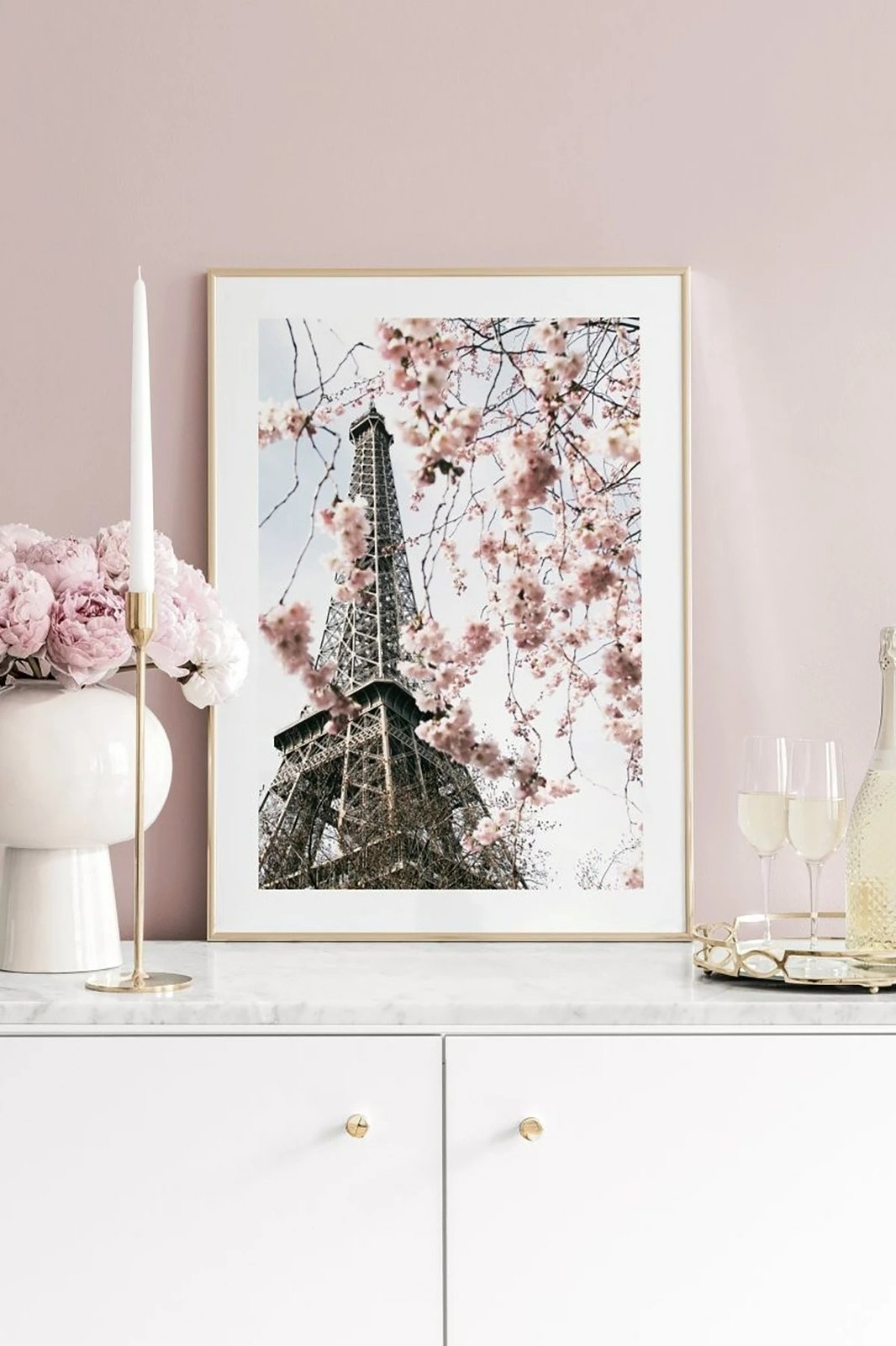 Pikturë dekorative me kornizë, Wallity, Tekhamcerceve92, shumëngjyrëshe, 33x48cm