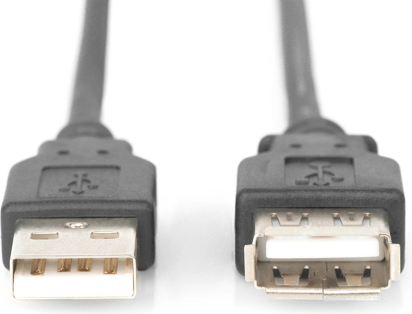 Kabëll USB zgjatës Digitus USB 2.0, 1.8m, USB A mashkull/femër, e zezë