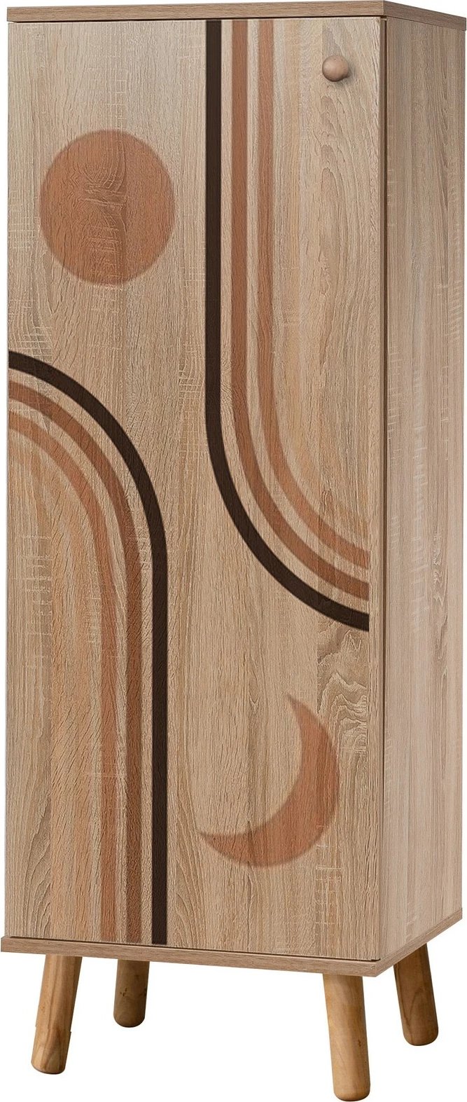 Set mobiljesh për korridor, ngjyrë sonomo dhe stone, Skye Decor, 934-0900