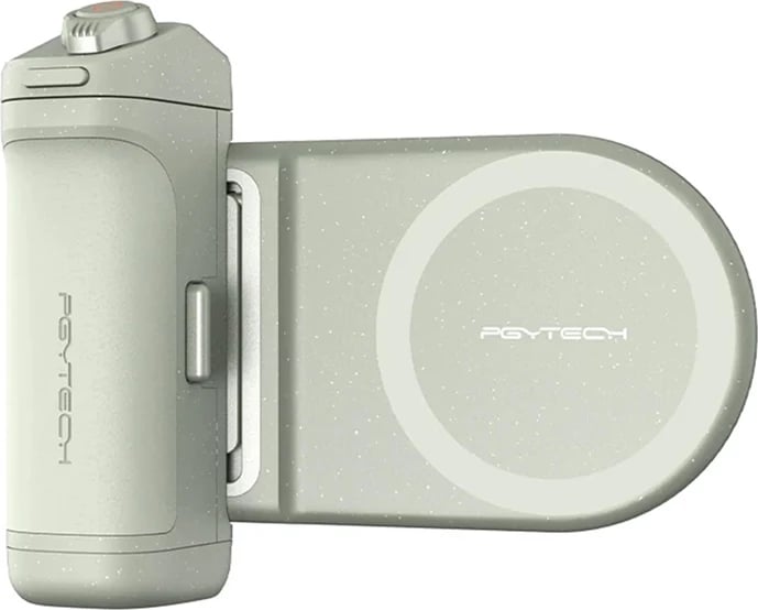 Mbajtës telefoni PGYTECH MagCam P-PG-036, me powerbank 3000mAh, me telekomandë Bluetooth, i gjelbër
