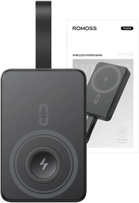 Powerbank Romoss WM010, 10000mAh, 20W, e zezë