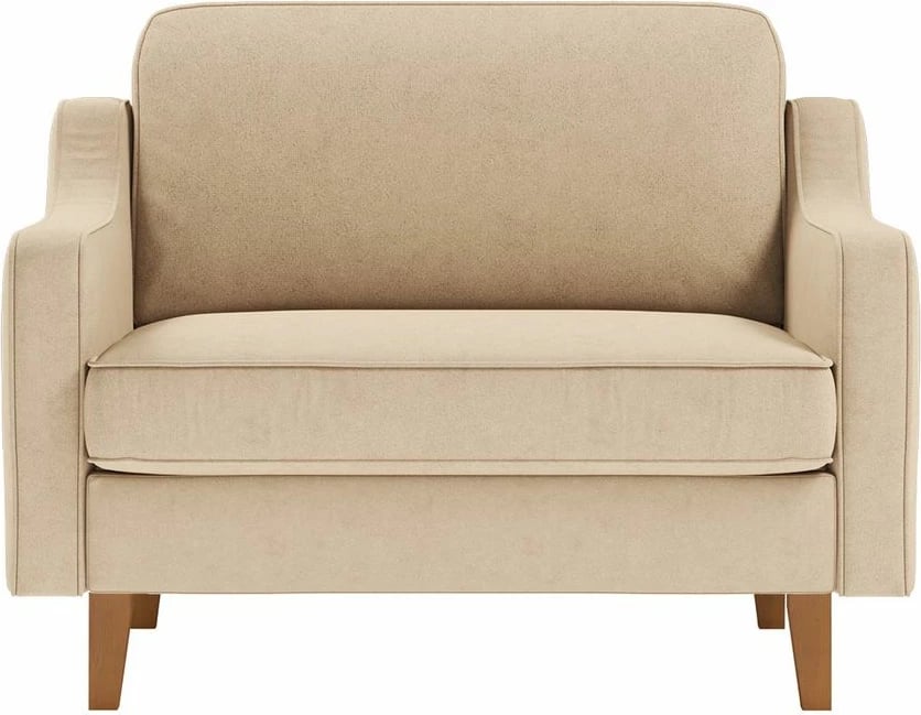 Divan Robin, një vend, ngjyrë rërë dhe arre