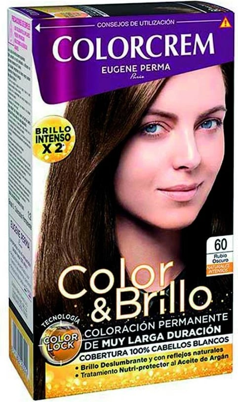 Bojë për flokë Eugene Perma Colorcrem 60 Rubio Oscuro unisex bjonde e errët