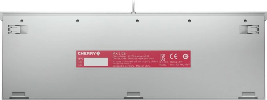 Tastierë Cherry MX 2.0S RGB, MX Red, e bardhë