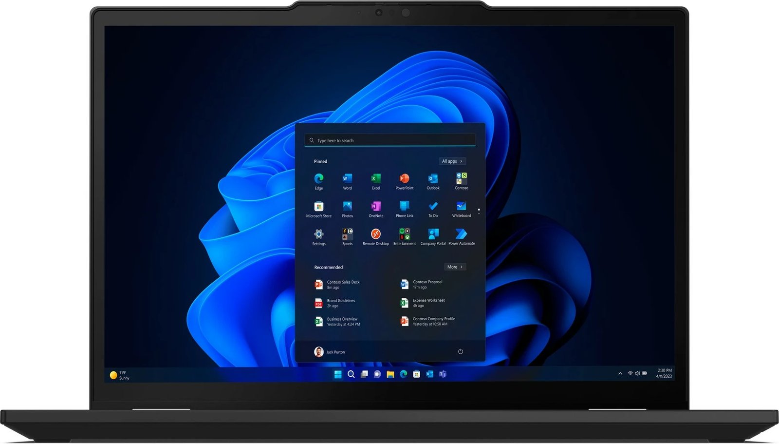 Laptop Lenovo ThinkPad X13 2-in-1 Gen 5, Intel Core Ultra 7, 32 GB RAM, 1 TB SSD, Ekran 13.3 inç, Ngjyrë e zezë
