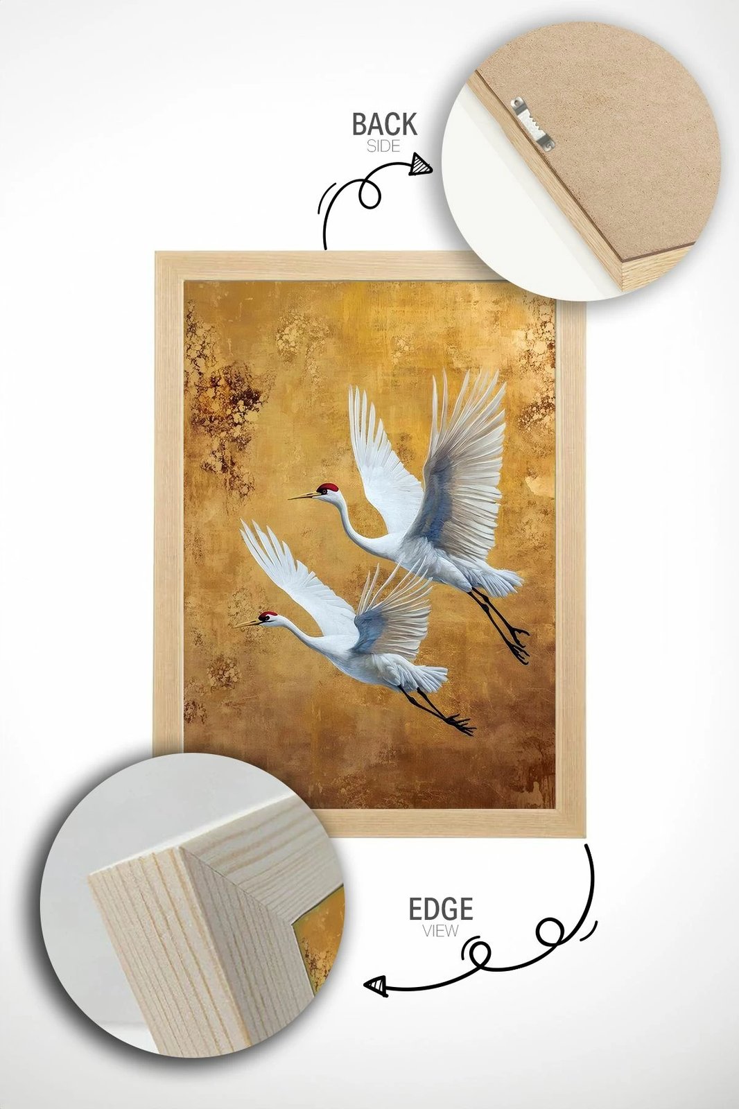 Pikturë dekorative me kornizë, Wallity, Artsrmdl31, shumëngjyrëshe, 33x48cm