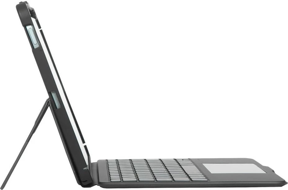 Mbështjellës me tastierë Targus Versavu THZ967DE, Bluetooth, për iPad Air, gjermanisht, e zezë