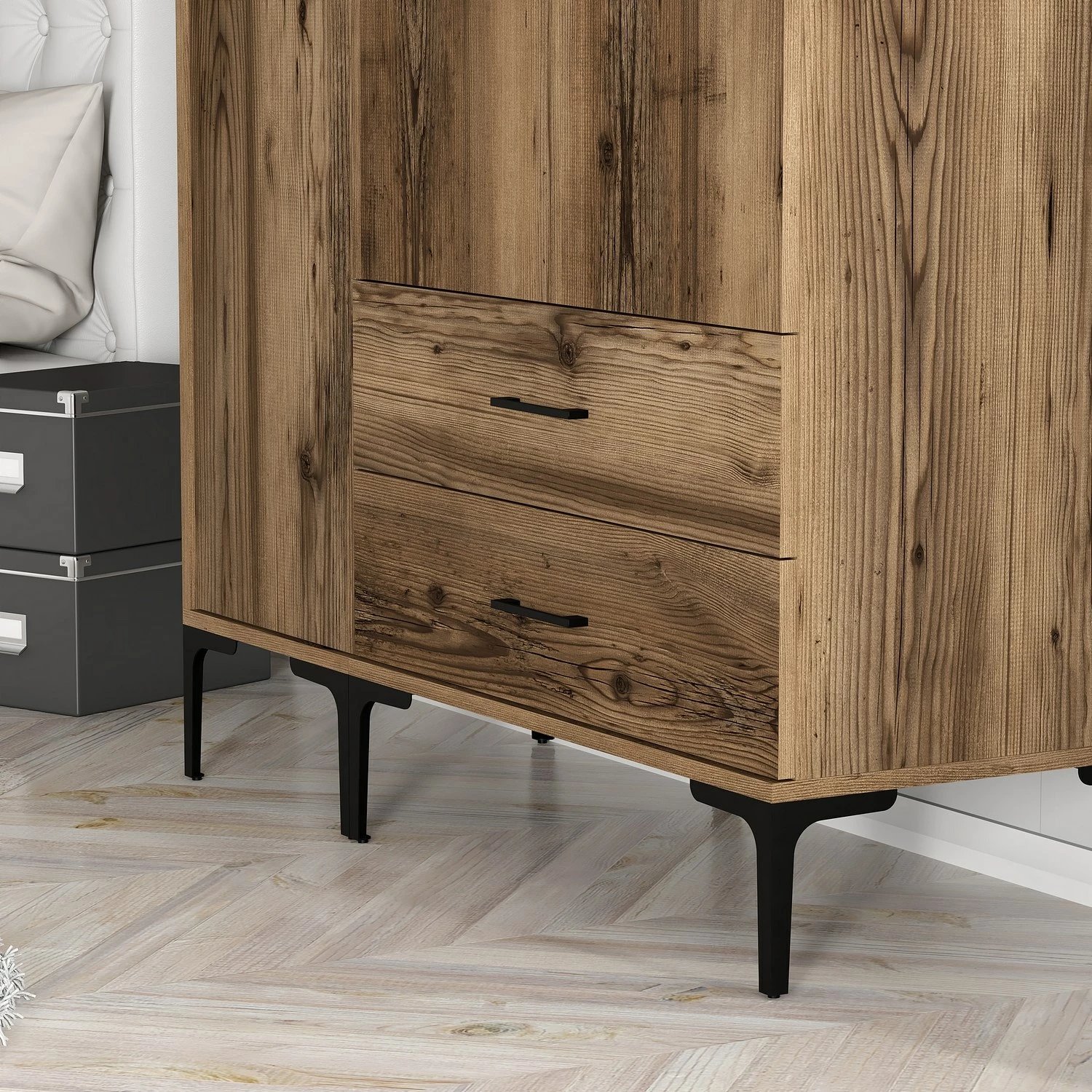 Dollap Hanah Home, Kumsal ST, ngjyrë arre