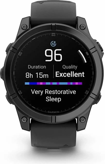Orë sportive Garmin unisex, e zezë