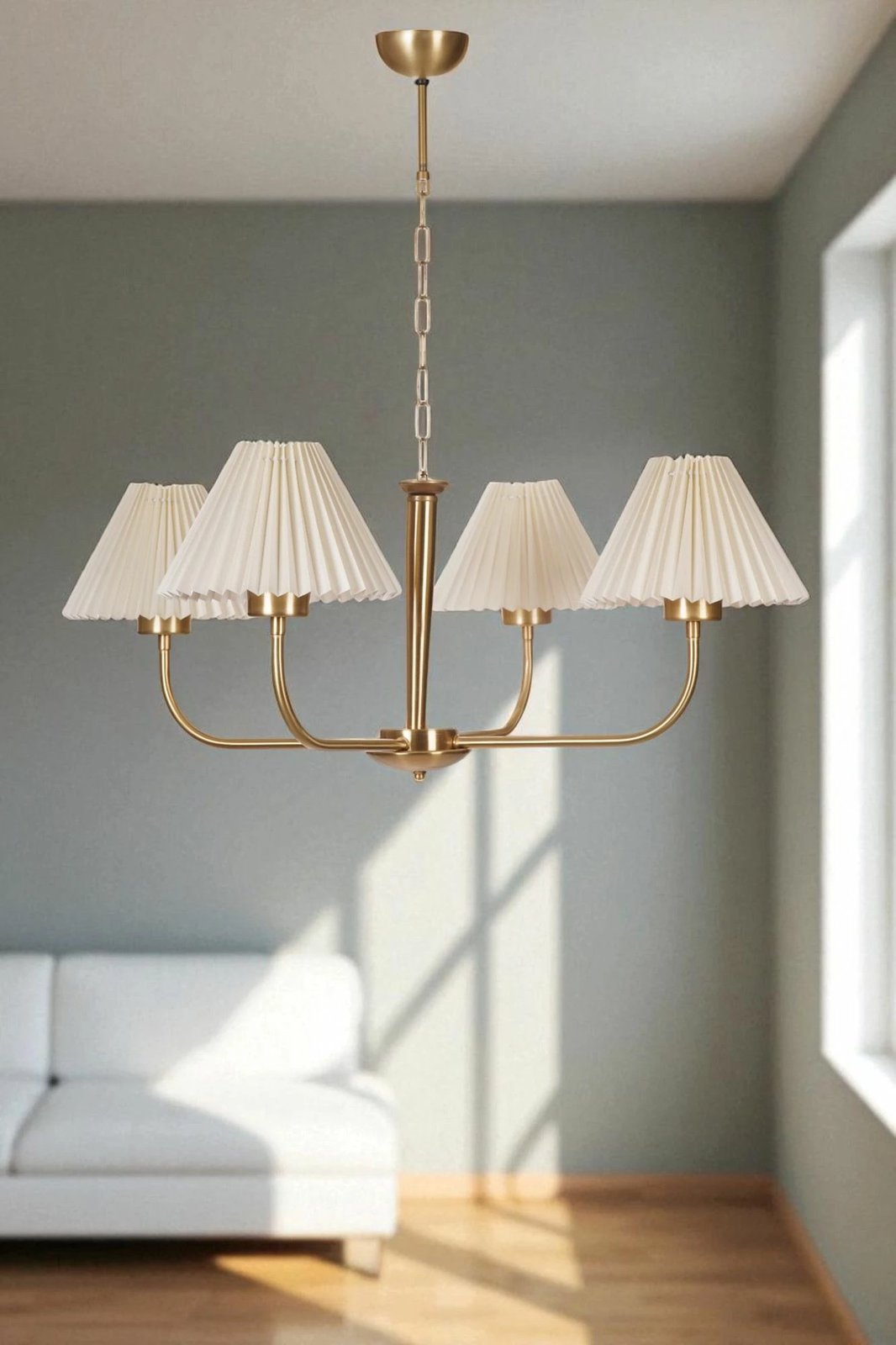 Llambë tavani Opviq, krem dhe ari, 8982-4