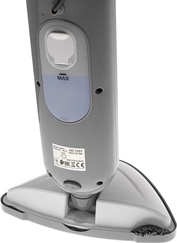 Mop me avull, Adler, AD 7057, 1300W, depozitë uji 380ml, kabëll 4.75m, i bardhë/gri