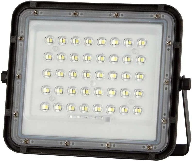 Projektor LED solar V-TAC 10W, me telekomandë, IP65, i zi