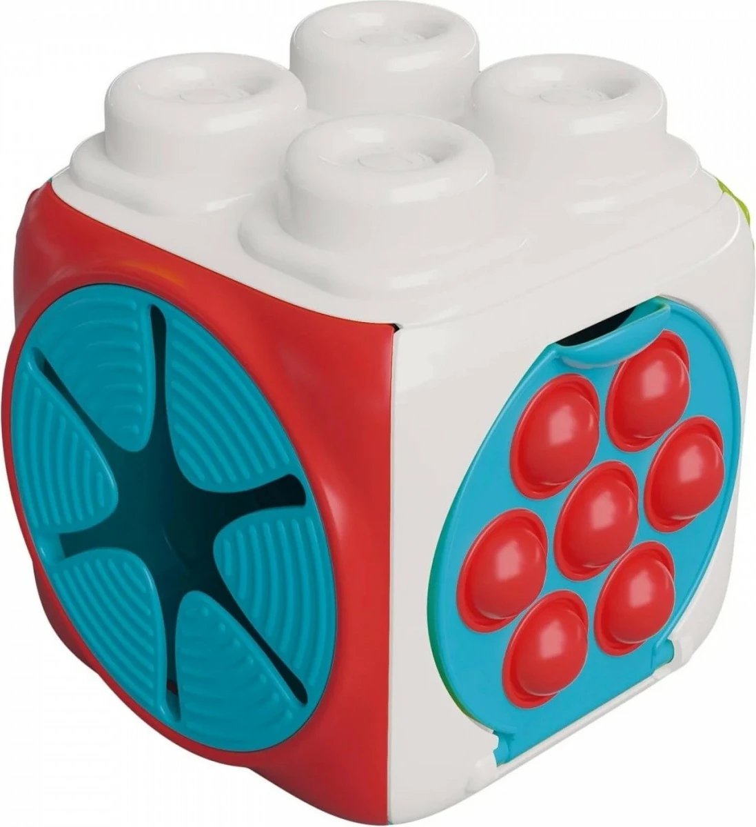 Lodër shqisore Clementoni Clemmy Sensory Block, 4 blloqe të buta, plastikë, shumëngjyrëshe
