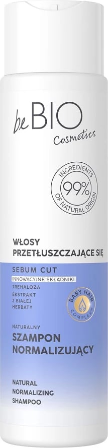 Shampon për femra BeBio Ewa Chodakowska Baby Hair Complex Natural Normalizing për flokë të yndyrshme, 300ml