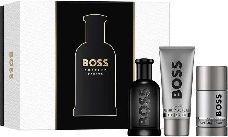 Set parfumesh për meshkuj Hugo Boss Boss Bottled 100ml + deodorant stick 75ml + xhel dushi 100ml