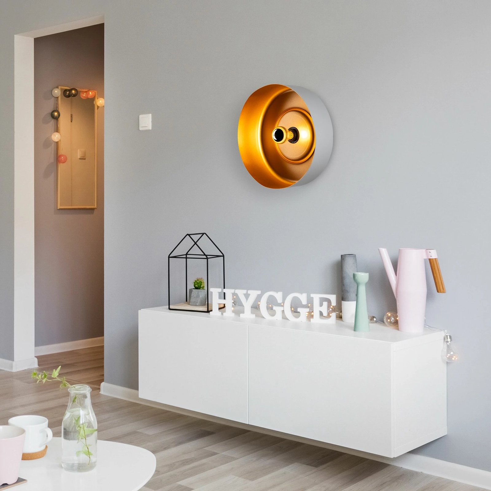 Llambë muri Opviq, Vesta - 15071, ngjyrë gri