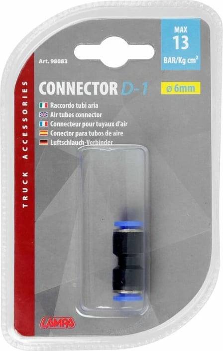 Konektor Ajri D-1 Ø6mm Kamioni