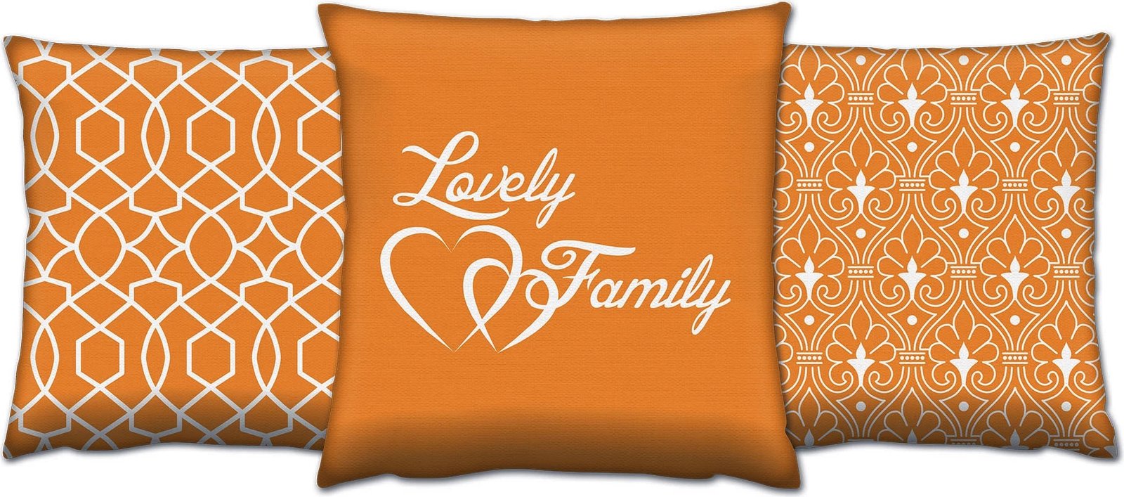 Set jastëkësh (3 copë), Evila Originals, AC-4714-4023-4533, shumëngjyrësh, 43x43cm