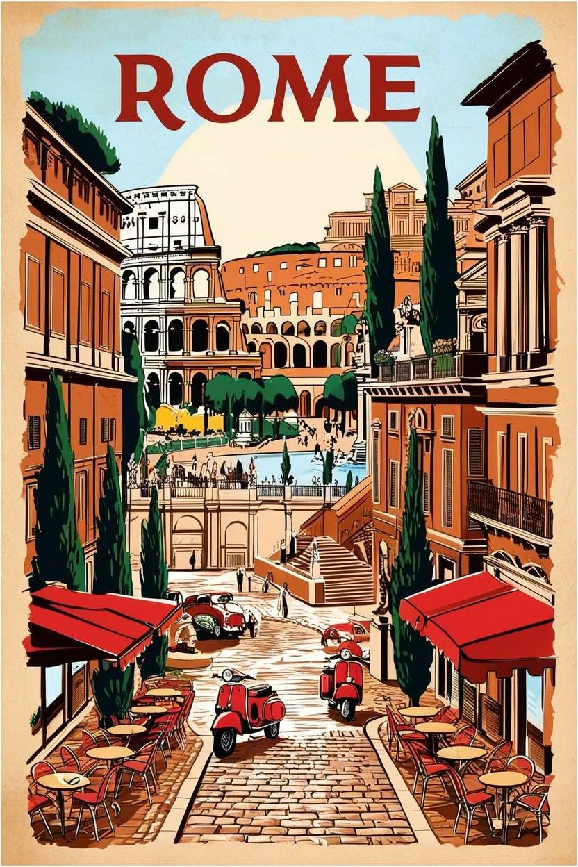 Pikturë dekorative me kornizë MDF, Wallity, Mp-00113, 50x70cm