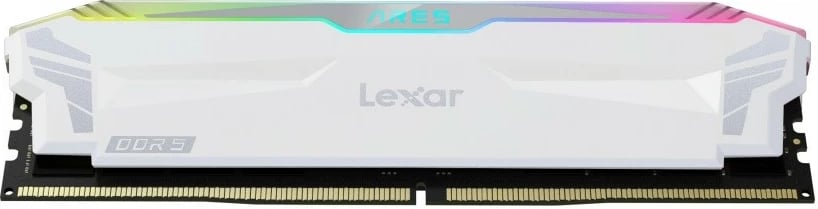 RAM Memorje Lexar ARES DDR5, 32GB (2x16GB), 6400MHz, RGB, Bardhë