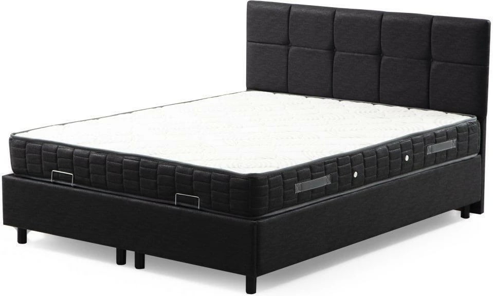 Set dyshek dopio, bazë dhe shtrat, Skye Decor, 150x200, ngjyrë antracit