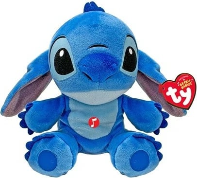Peluche me zë, TY Stitch 44012, 15 cm, blu