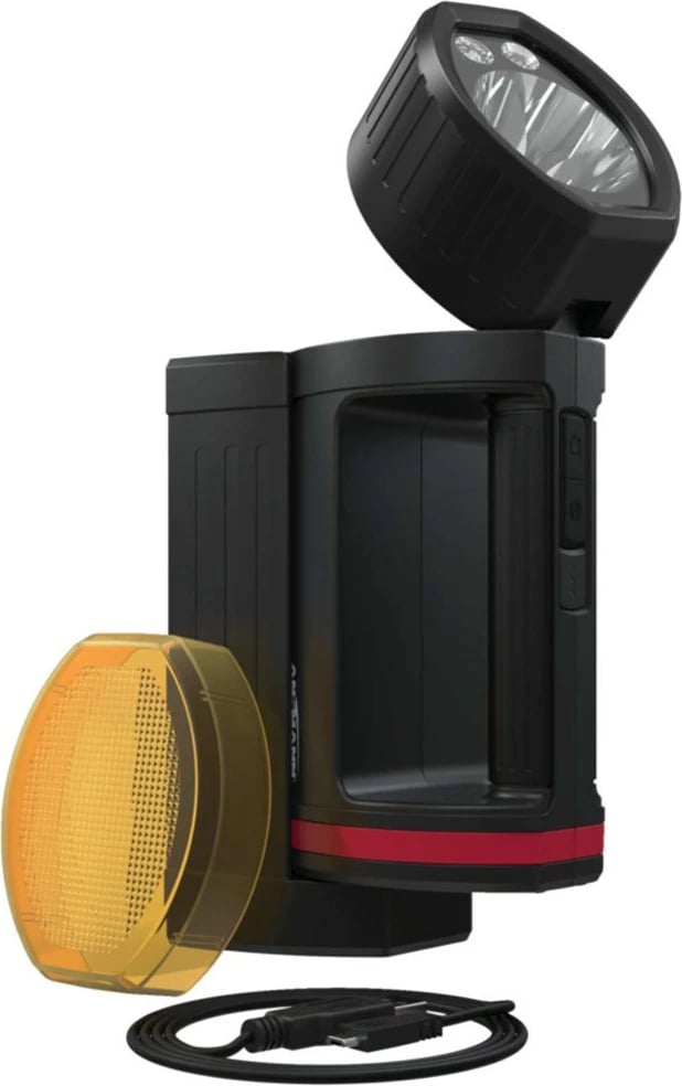 Elektrik dore ANSMANN HS20R Pro, LED, 10400 mAh, i zi/kuq