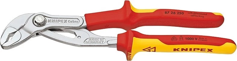 KNIPEX Pinca 87 26 250, 250 mm, e kuqe dhe e verdhë