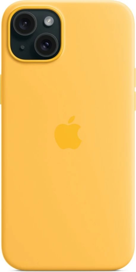 Mbështjellës silikon Apple iPhone 15 Plus, MagSafe, portokalli