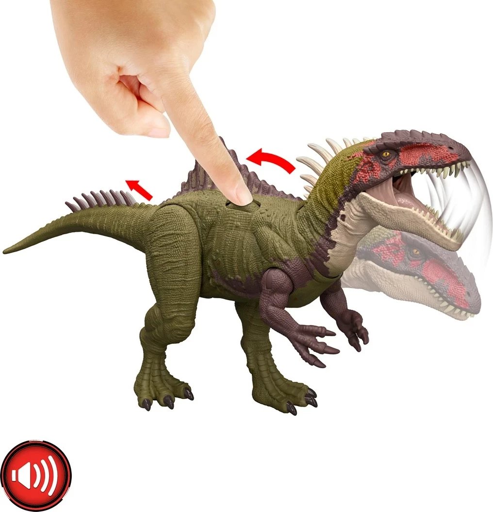 Figurë lodër Jurassic World BATTLE ROARIN' BECKLESPINAX, plastikë, shumëngjyrëshe